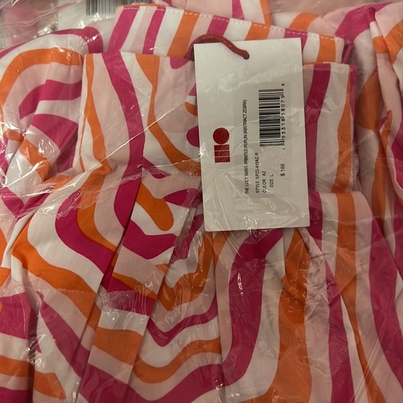 Solid & Striped The Lucy Skirt In Abstract Zebra Print Pink & Orange NWT - Picture 3 of 5